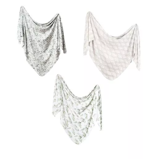 Knit Swaddle Blanket, Set of 3