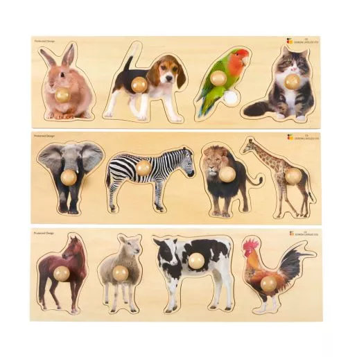 Large Animal Puzzle Set