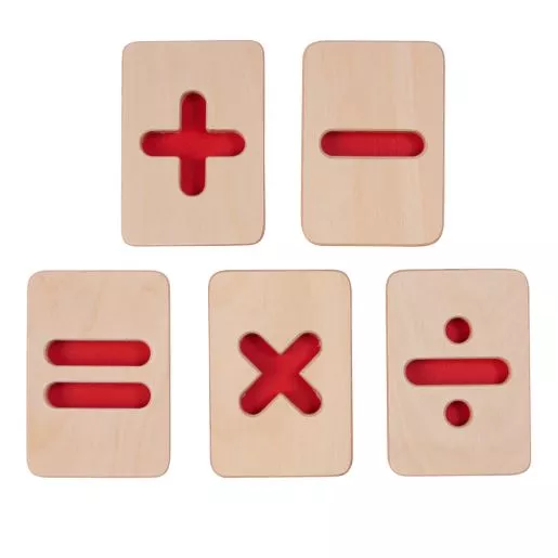 Learn Well Number Tray Operations - 5 pieces