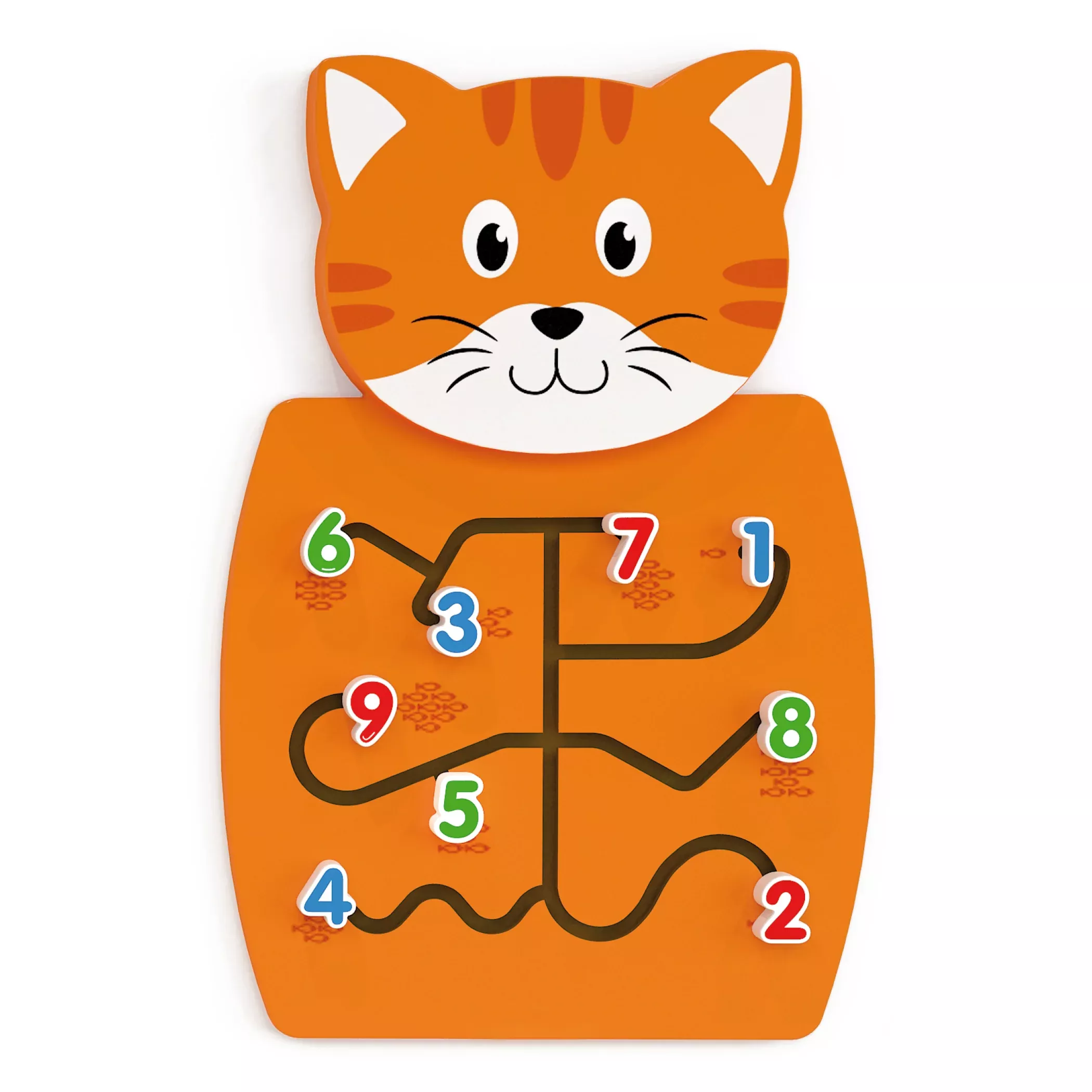 Learning Advantage Interactive Cat Activity Wall Panel - Educational Toddler Toy - 18m+