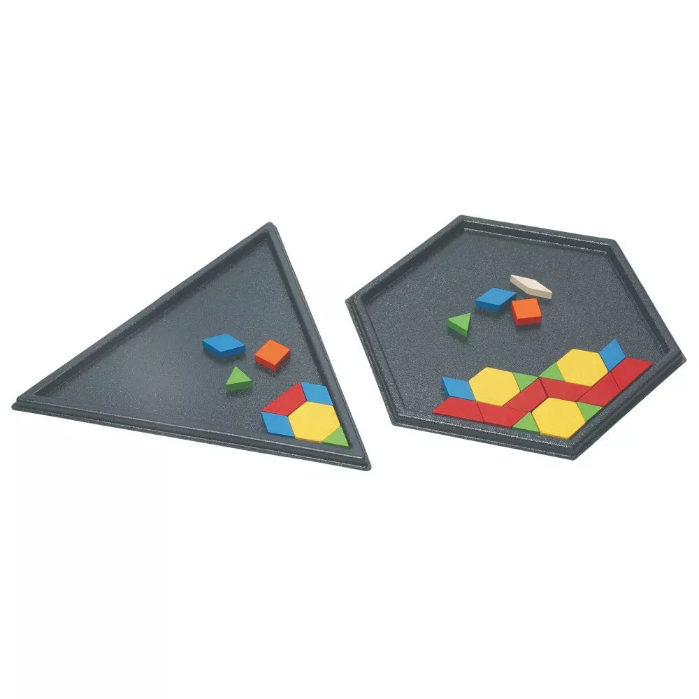 Learning Advantage Pattern Block Trays - Mosaic Design Set - 2 Shapes