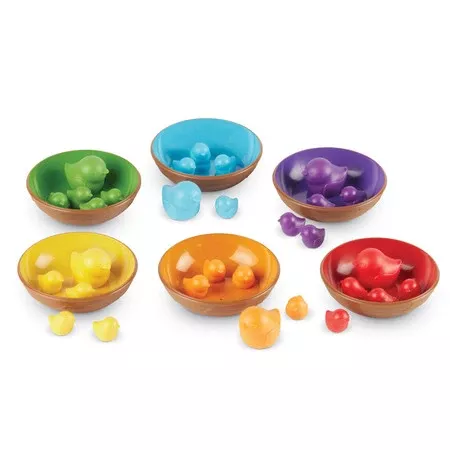 Learning Resources - Birds In A Nest Sorting Set