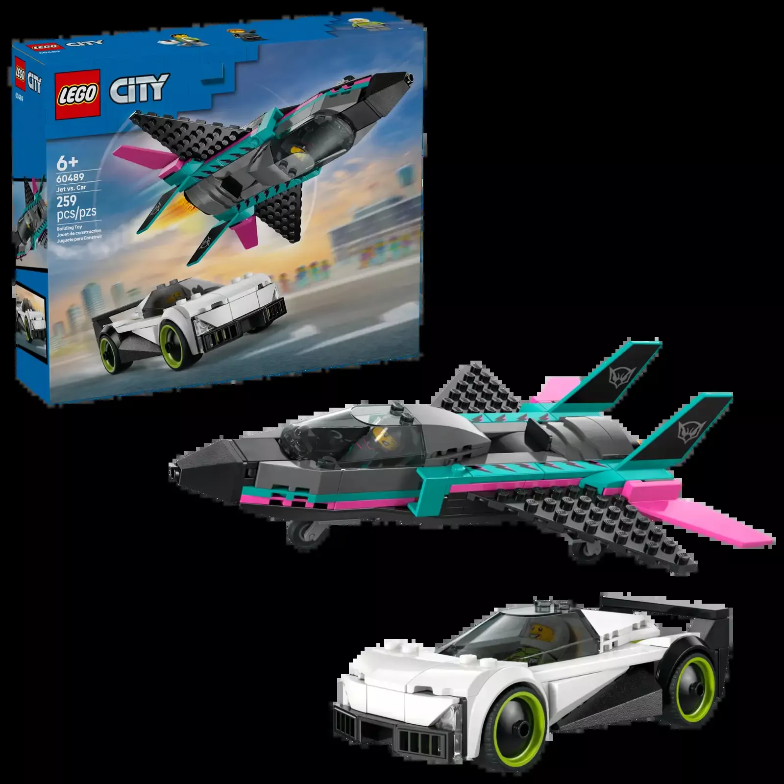 LEGO City Jet vs. Car