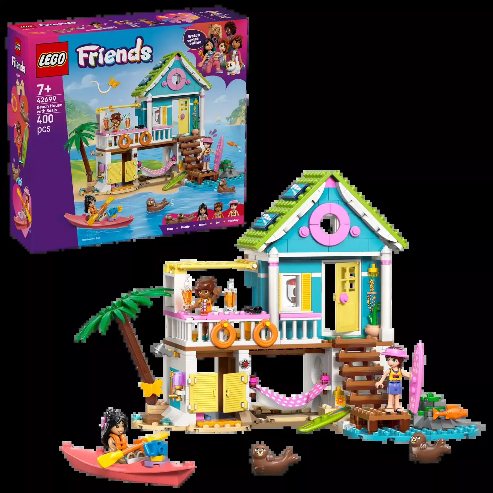 Lego Friends Beach House with Seals