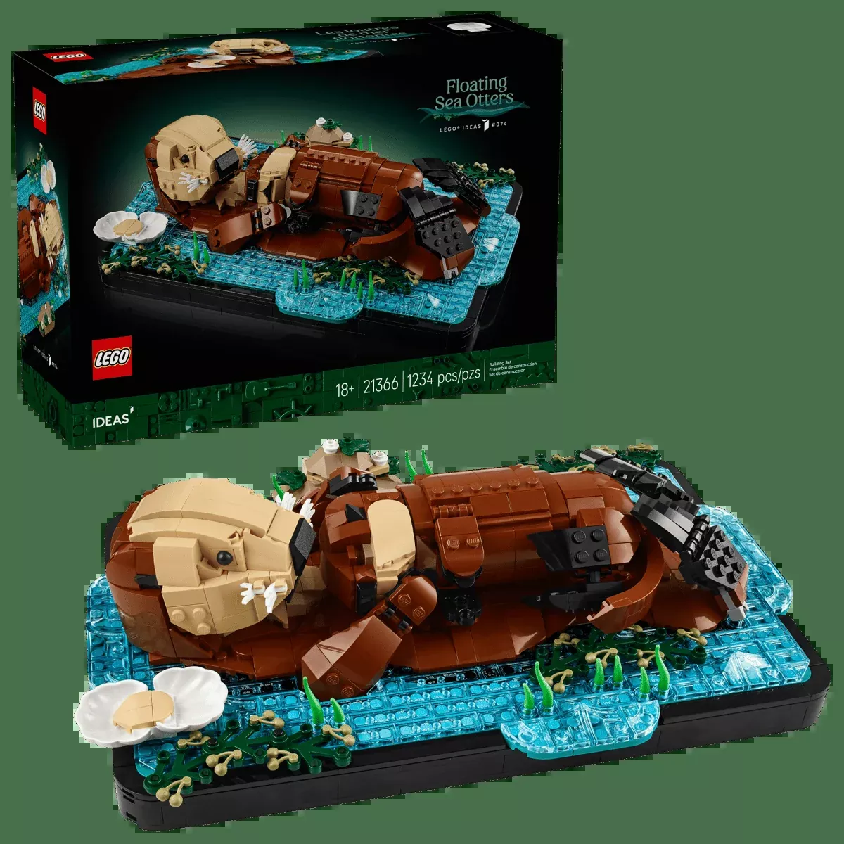 Lego Ideas Floating Sea Otters
