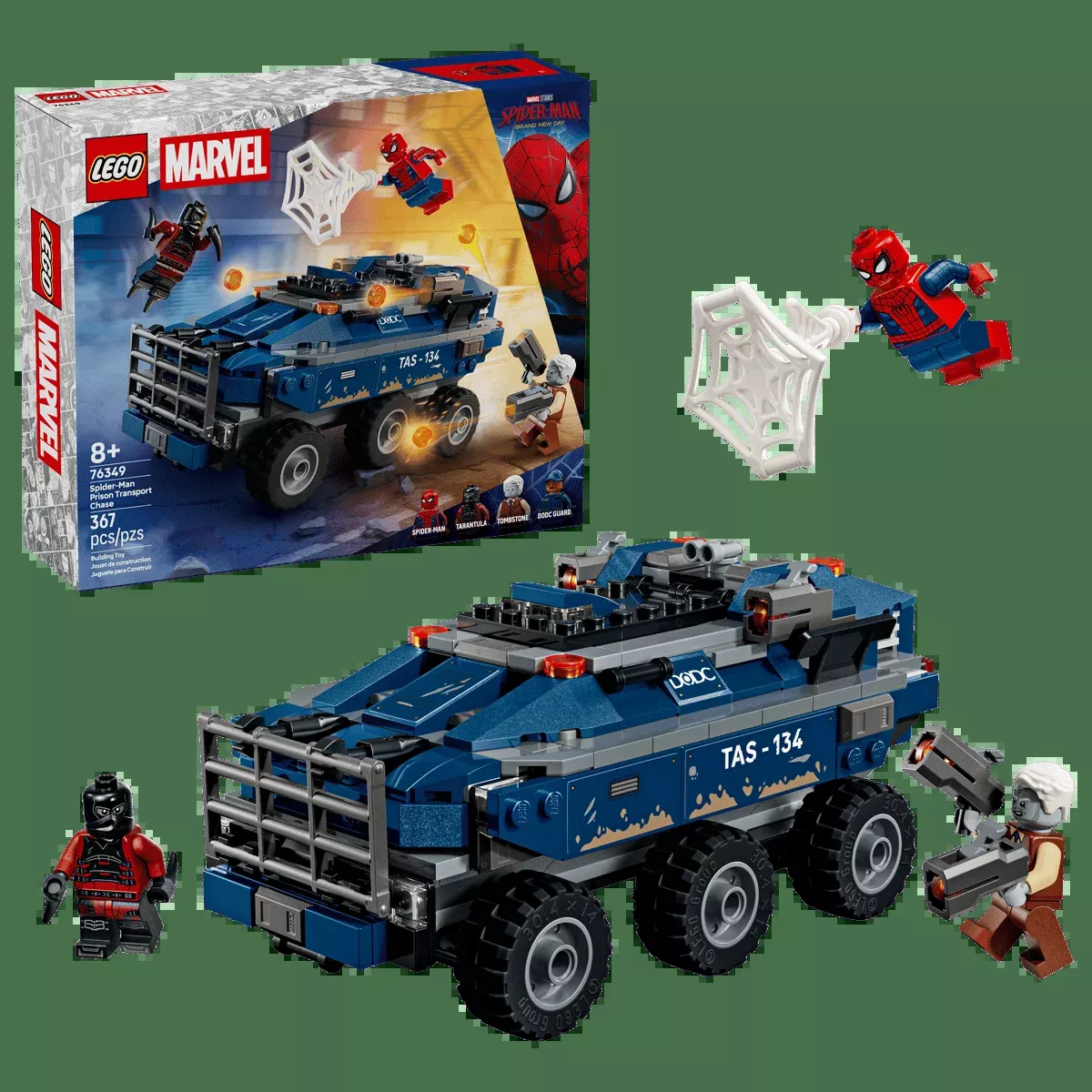 Lego Marvel Spider-Man Prison Transport Chase