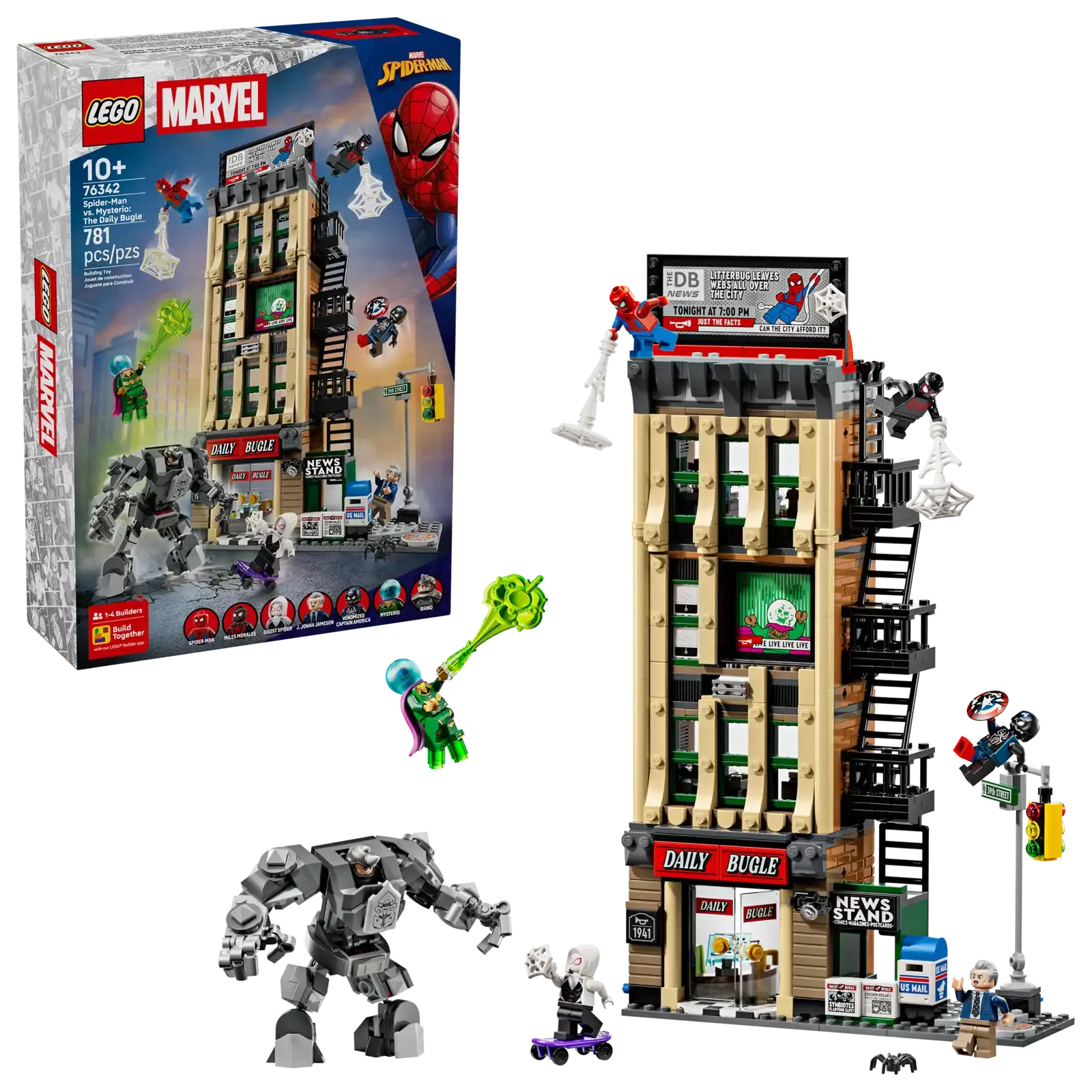 Lego Marvel Spider-Man vs. Mysterio: The Daily Bugle