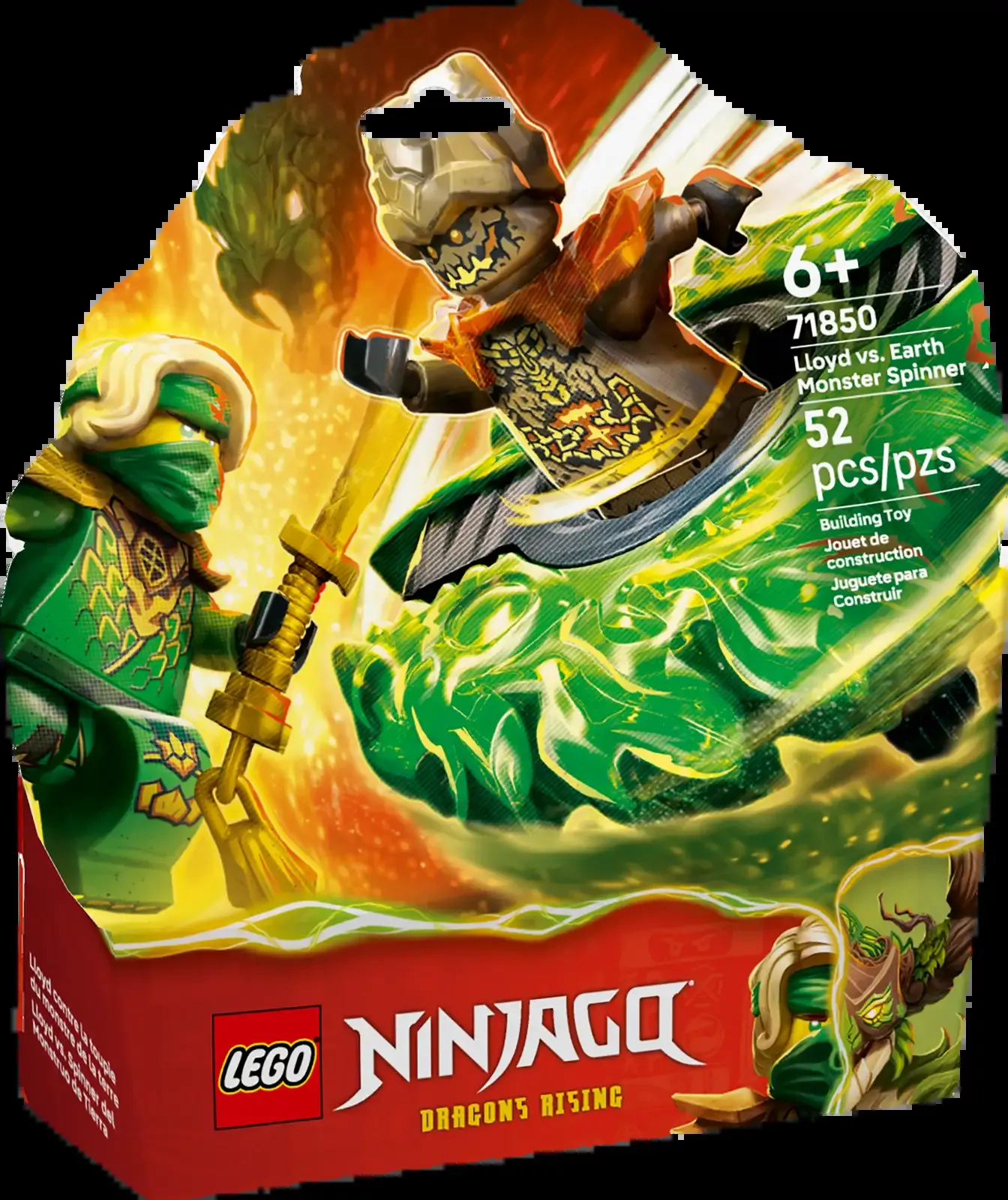 Lego Ninjago Lloyd vs. Earth Monster Spinner