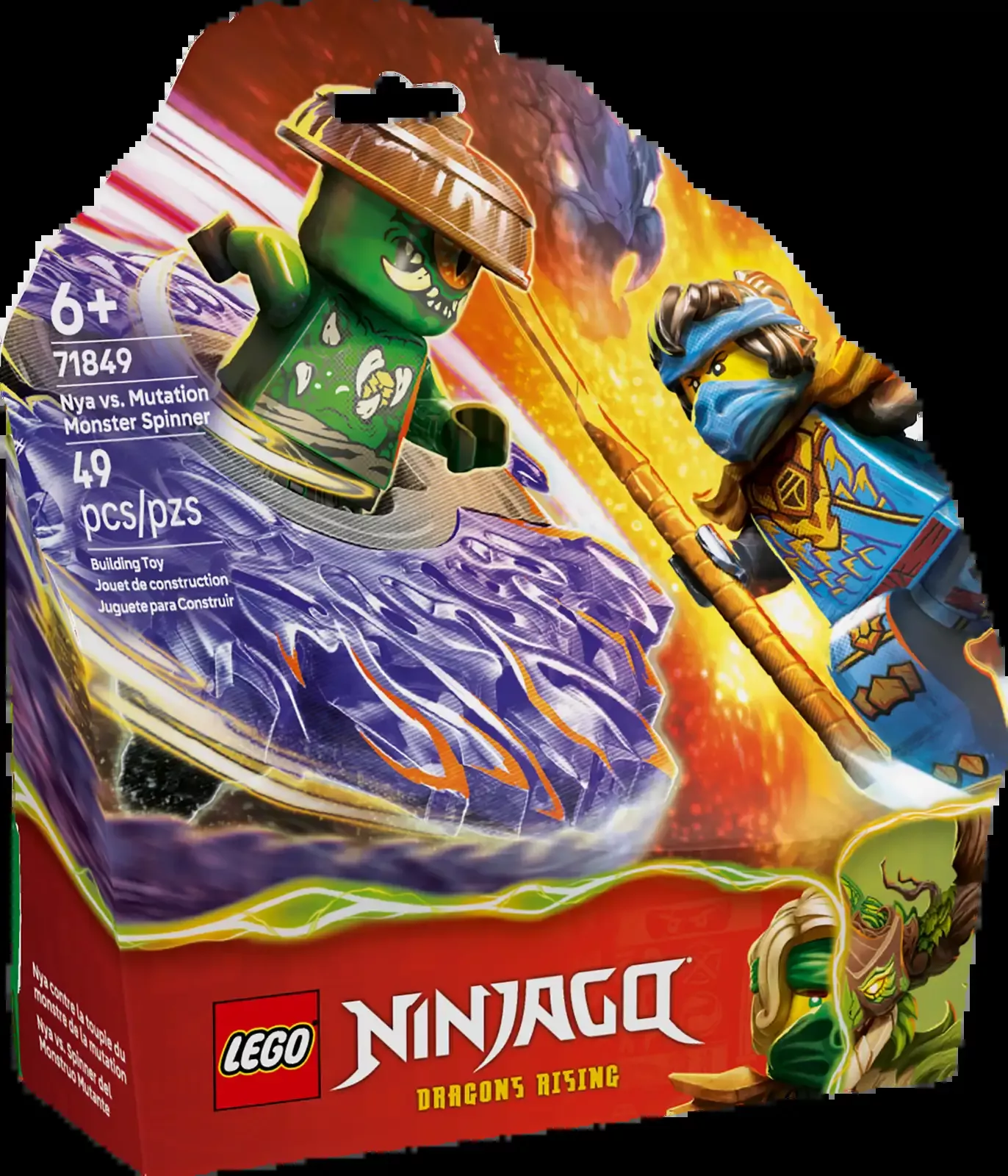 Lego Ninjago Nya vs. Mutation Monster Spinner
