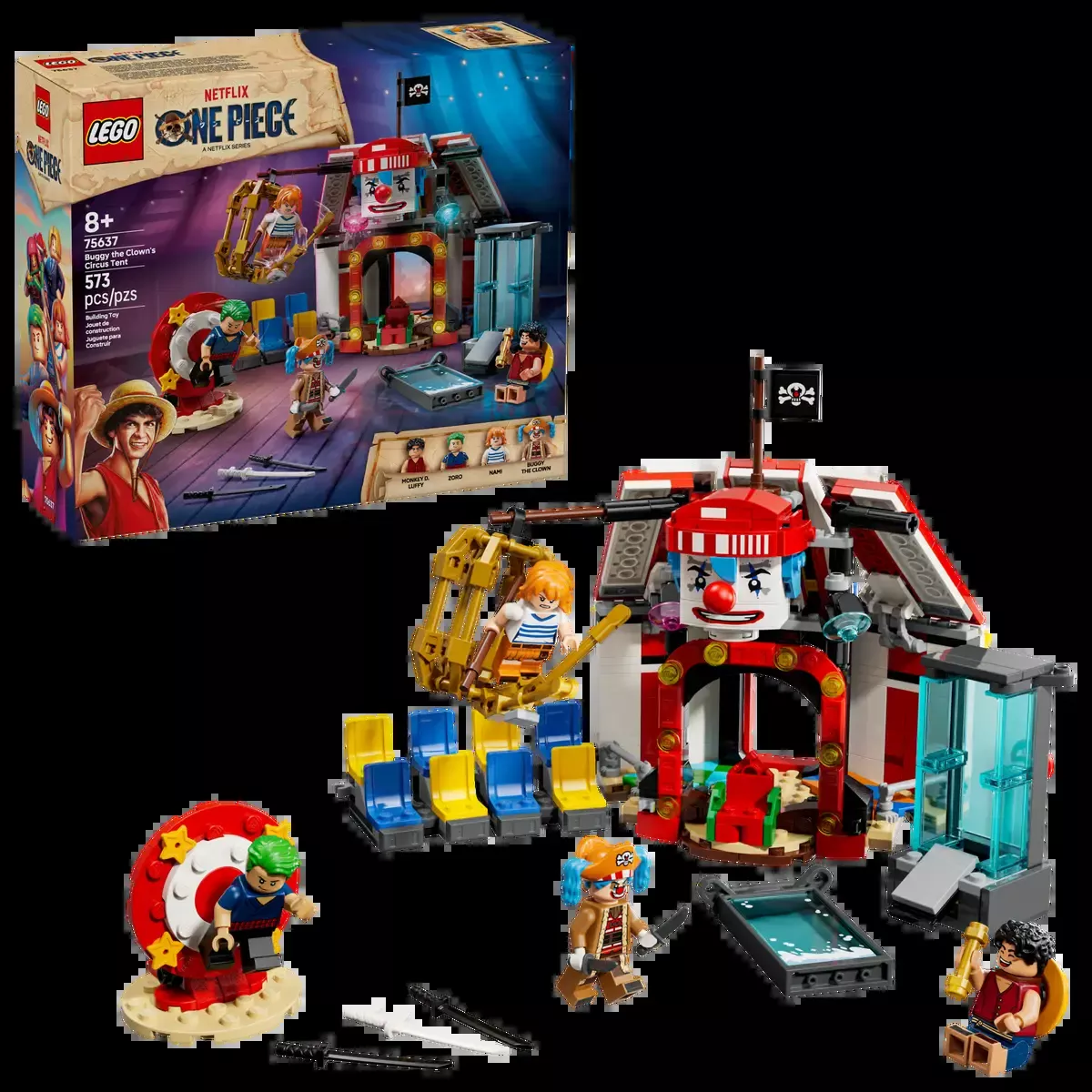 LEGO - One Piece Buggy The Clowns Circus Tent 75637