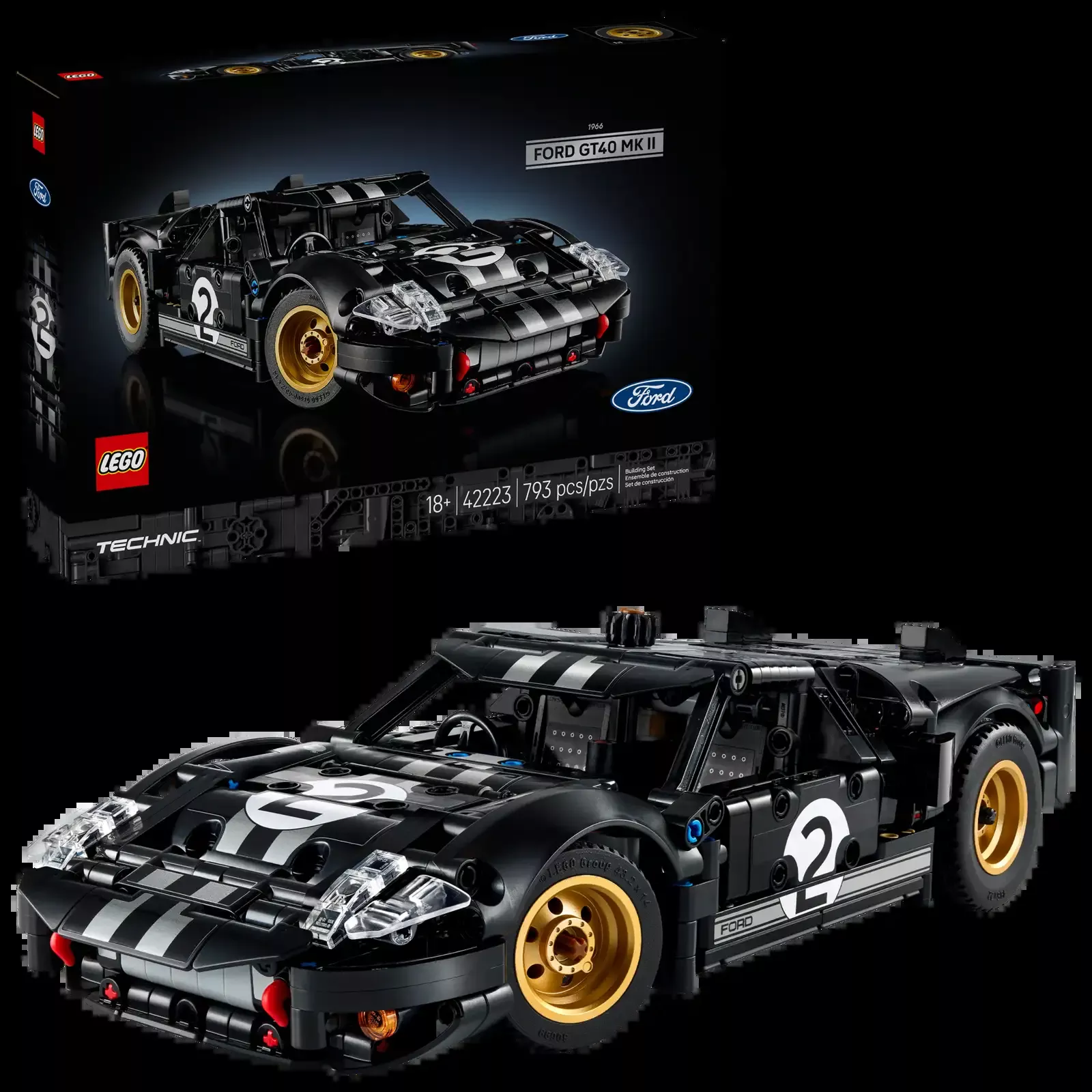 Lego Technic™ 1966 Ford GT40 MKII Race Car