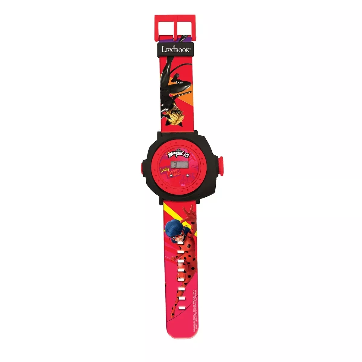 LEXIBOOK Miraculous Ladybug Digital Projection Watch - Interactive Messaging