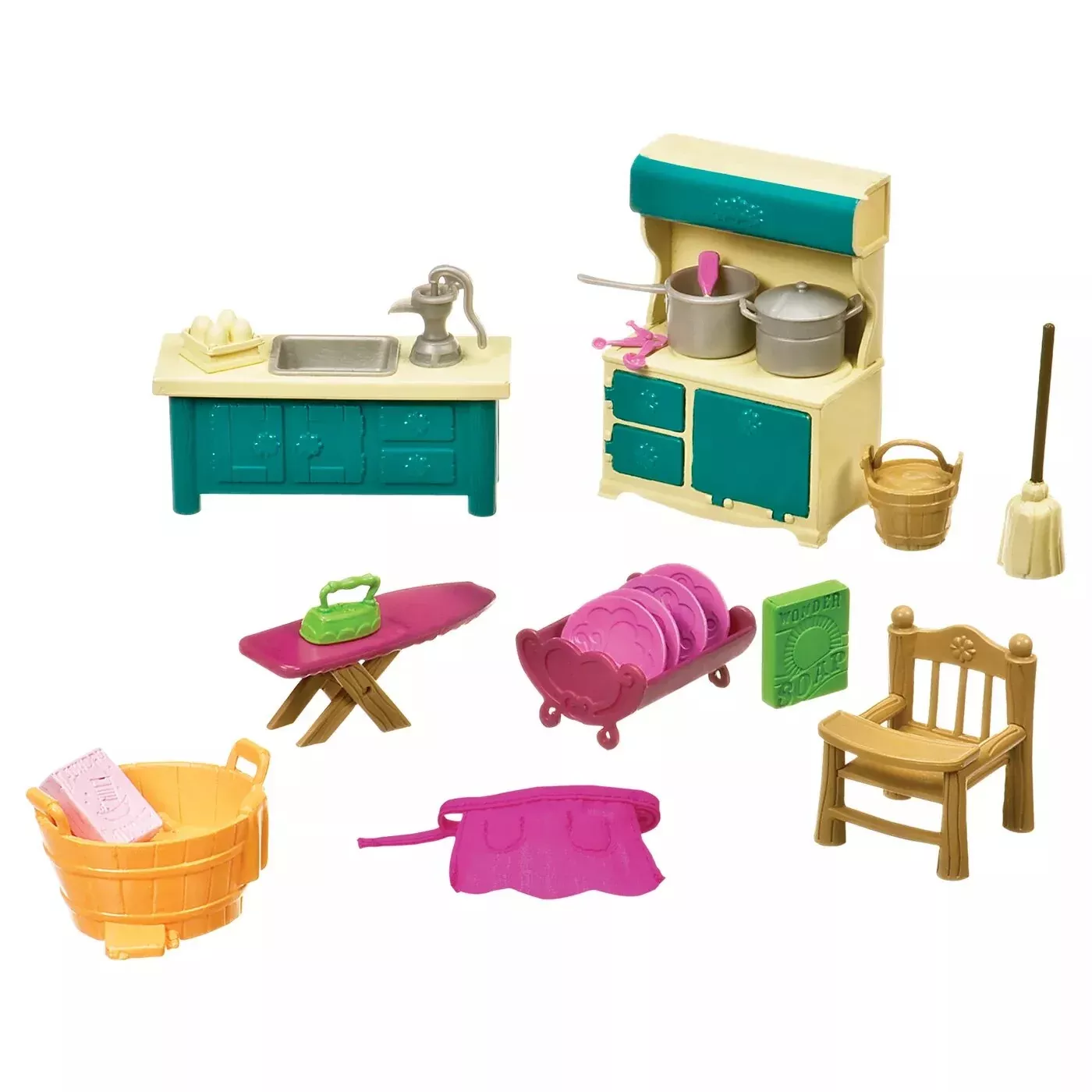 Lil Woodzeez - Playset Kitchen & Housekeeping