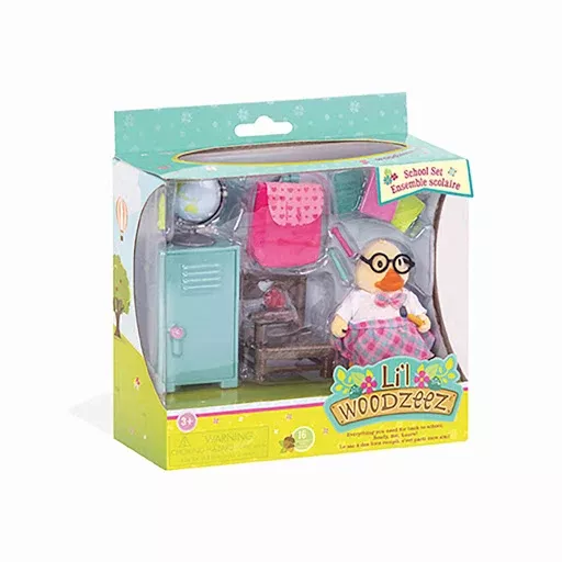 Lil Woodzeez - Playset School Set