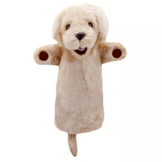 Long Sleeved Glove Puppets - Yellow Labrador