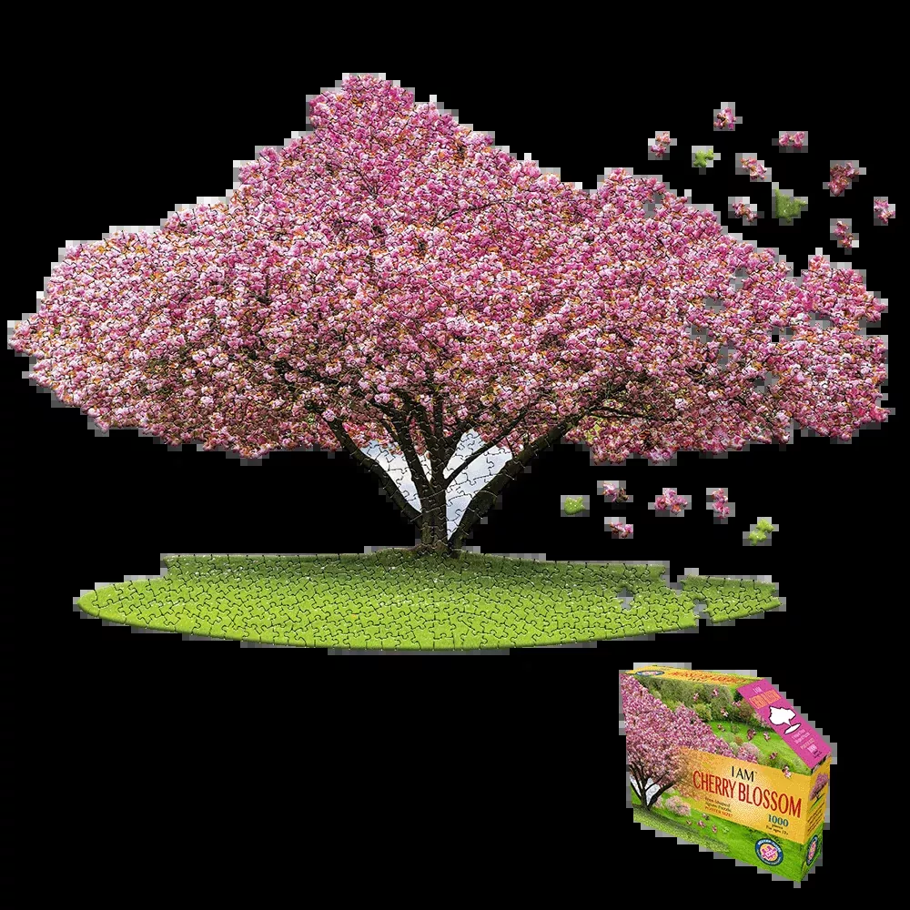 Madd Capp Cherry Blossom Tree-Shaped Jigsaw Puzzle - 1000 pc
