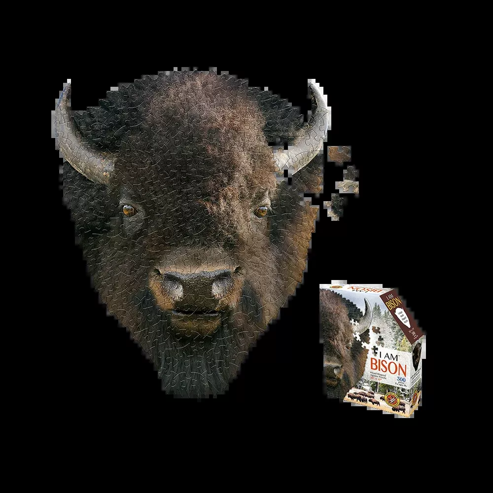 Madd Capp I AM BISON Unique-Shaped Jigsaw Puzzle - 300 pc