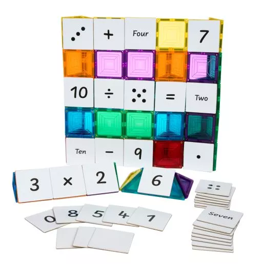 Magnetic Tile Toppers - Numbers Pack - 40pcs