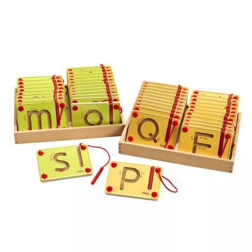 Magnetic Writing Boards Uppercase & Lowercase - 52 Pieces