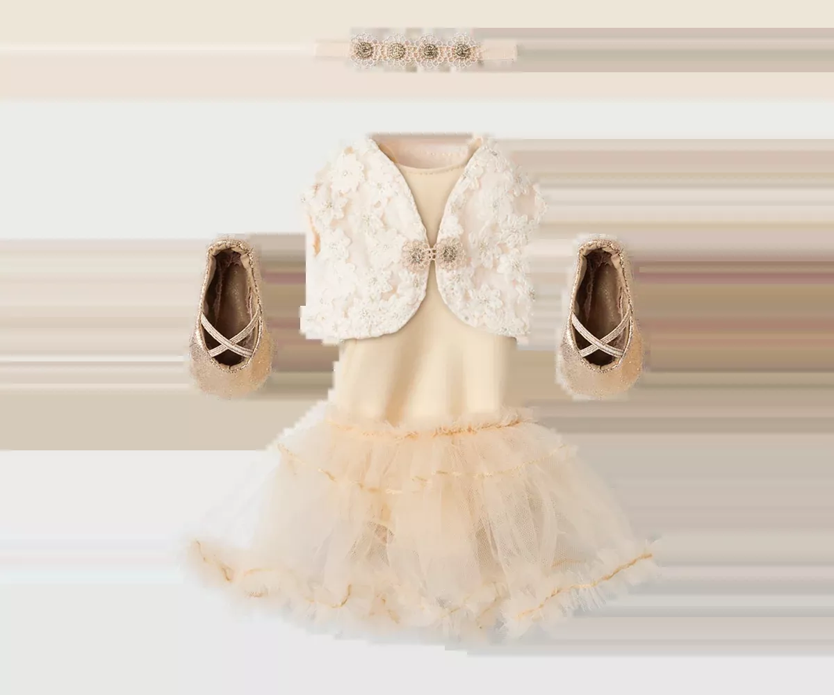 Maileg Ballet Suit and Skirt Cream Size 3