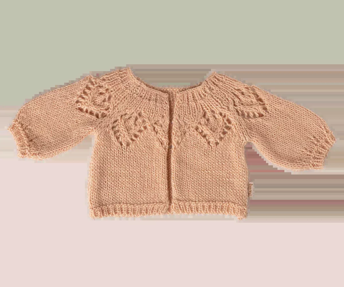 Maileg Cardigan Size 4 - Light Rose