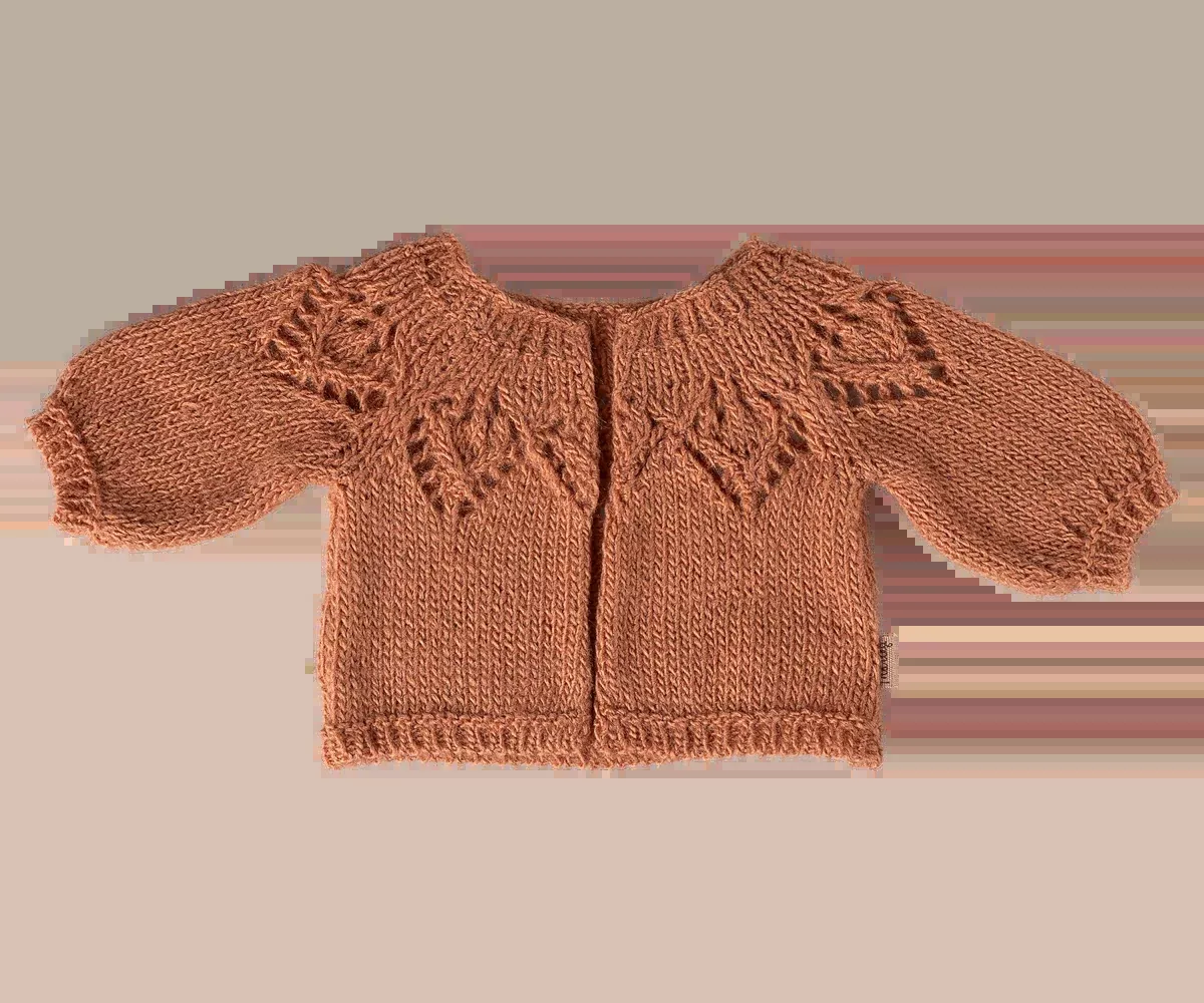 Maileg Cardigan Size 4 - Vintage Rose