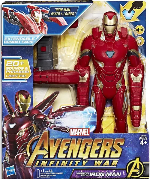 Marvel Avengers Infinity War Mission Tech Iron Man Action Figure