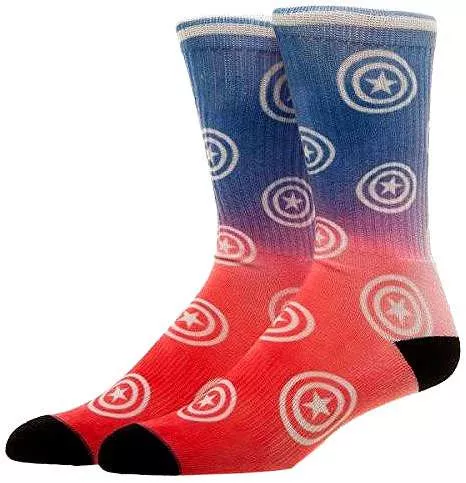 Marvel Captain America Crew Socks