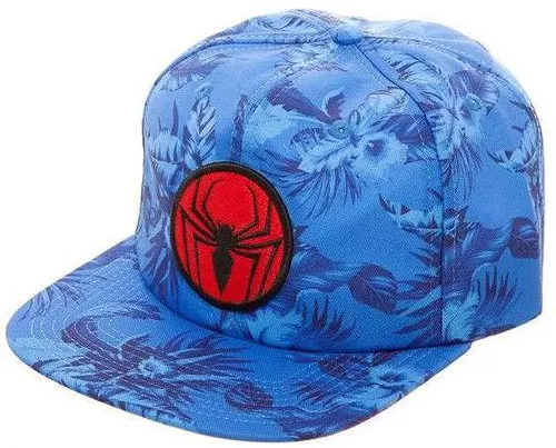 Marvel Spider-Man Floral Slouch Snapback Cap Apparel
