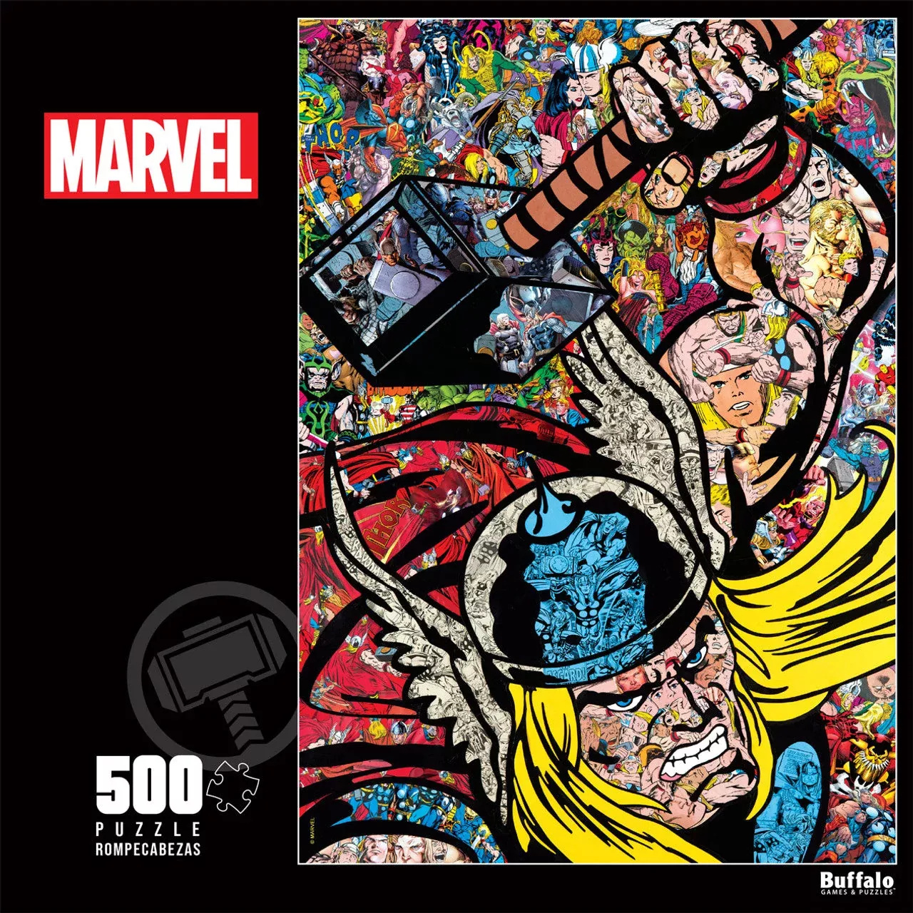 Marvel: Thor Collage - 500 Piece Puzzle