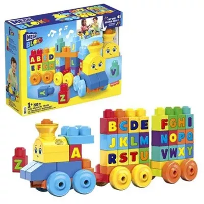 Mega Bloks Building Basics ABC Learning Train