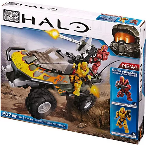 Mega Bloks Halo UNSC Flame Warthog Set