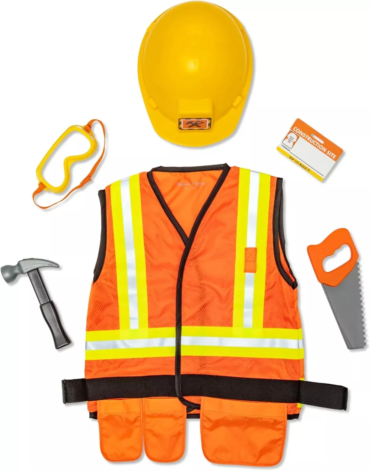 Melissa & Doug - Construction Worker Costume Set