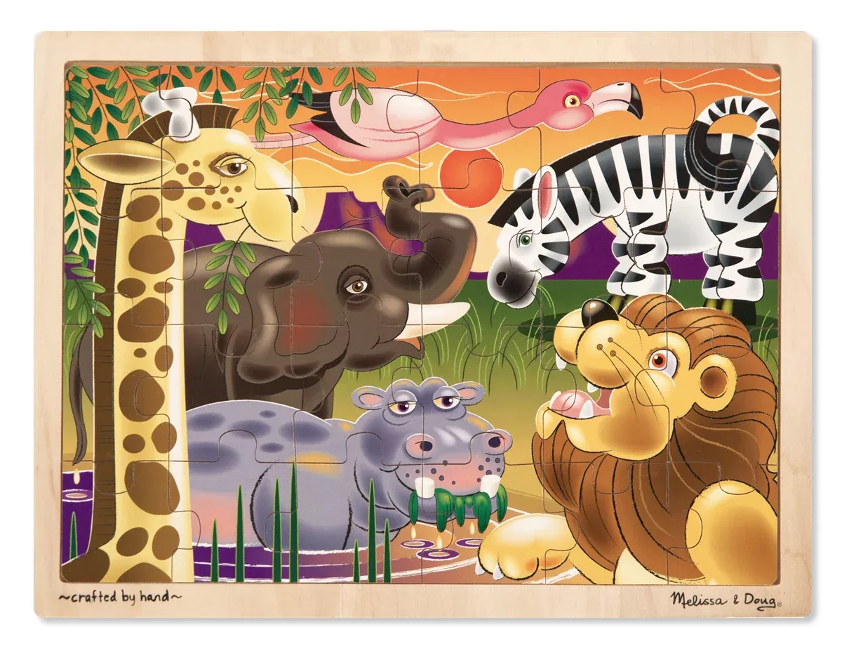 Melissa & Doug - Puzzle 24pc - African Plains
