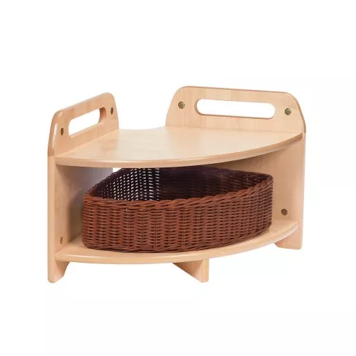 Millhouse™ Low Level 90 Degree Corner Unit with 1 Basket