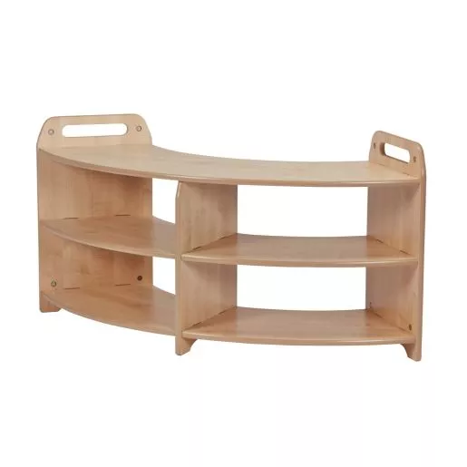 Millhouse™ Tall 90º Open Curved Shelving Unit