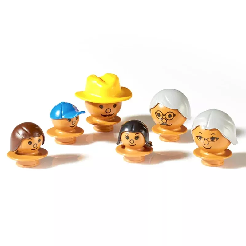 Mobilo - Light Brown Figures 6 Pack