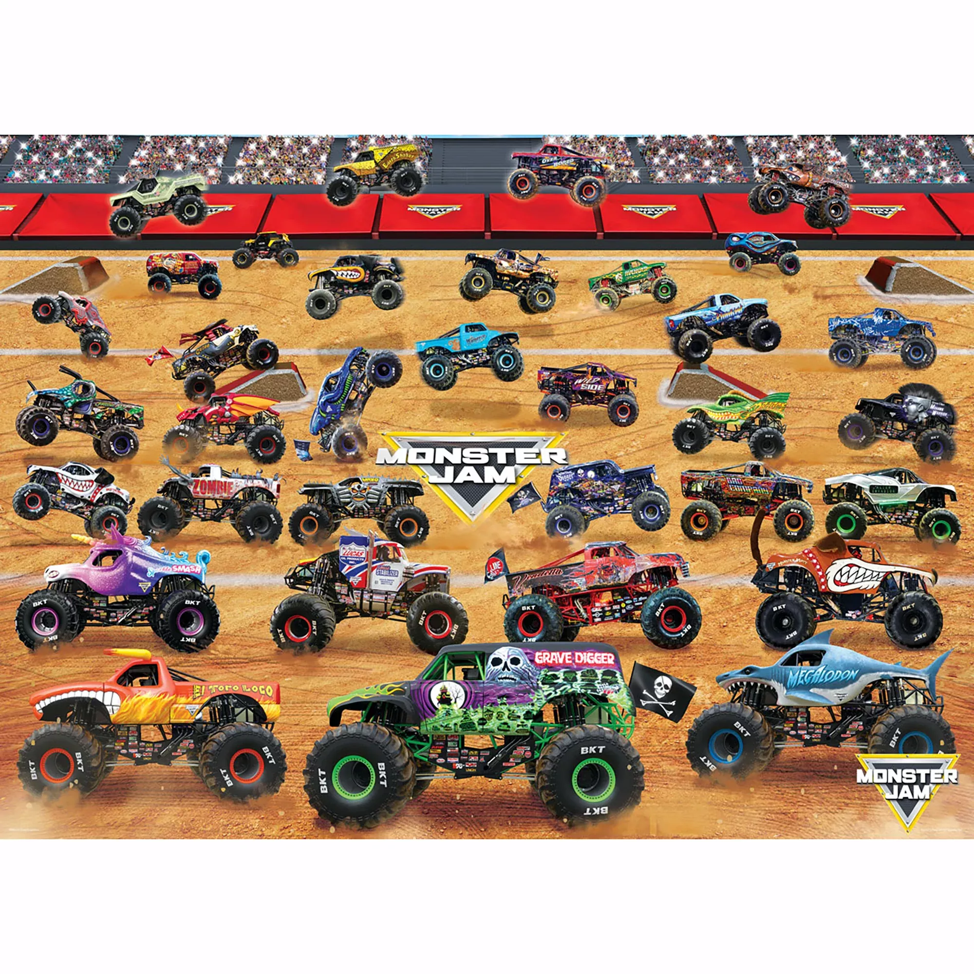 Monster Jam Extreme Showdown Jigsaw Puzzle - 1000 pc