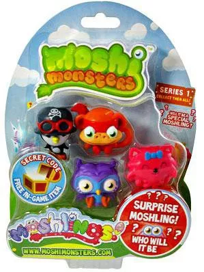 Moshi Monsters Moshlings Series 1 Mini Figure 5-Pack