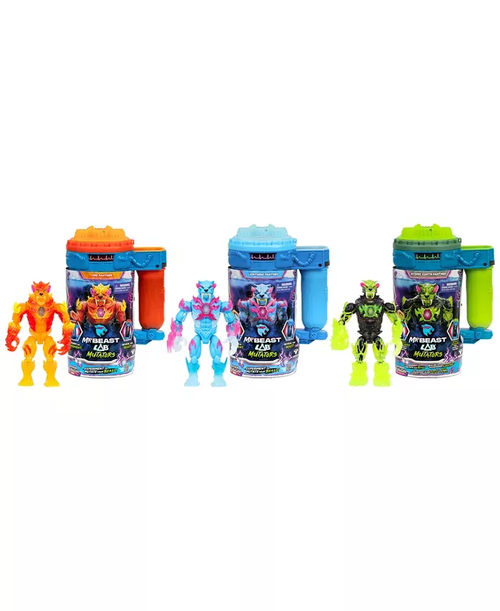 Mr Beast Lab Beast Mutation S2 Chamber Playset - Assorted Figures
