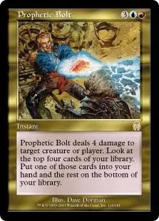 MtG Apocalypse Rare Foil Prophetic Bolt #116