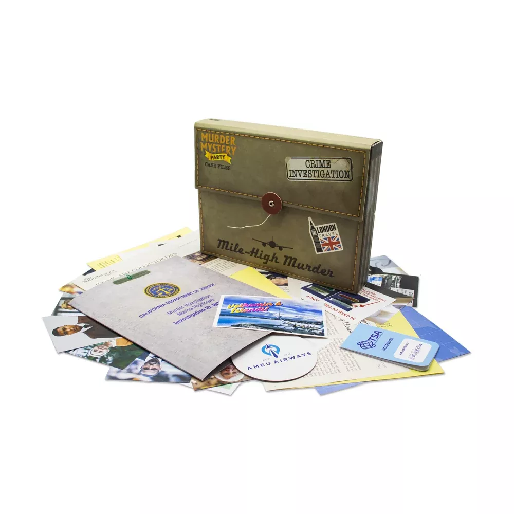 Murder Mystery Party Case Files: Mile-High Murder Interactive Game