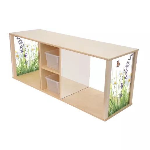 Nature View Crawl Through Cabinet