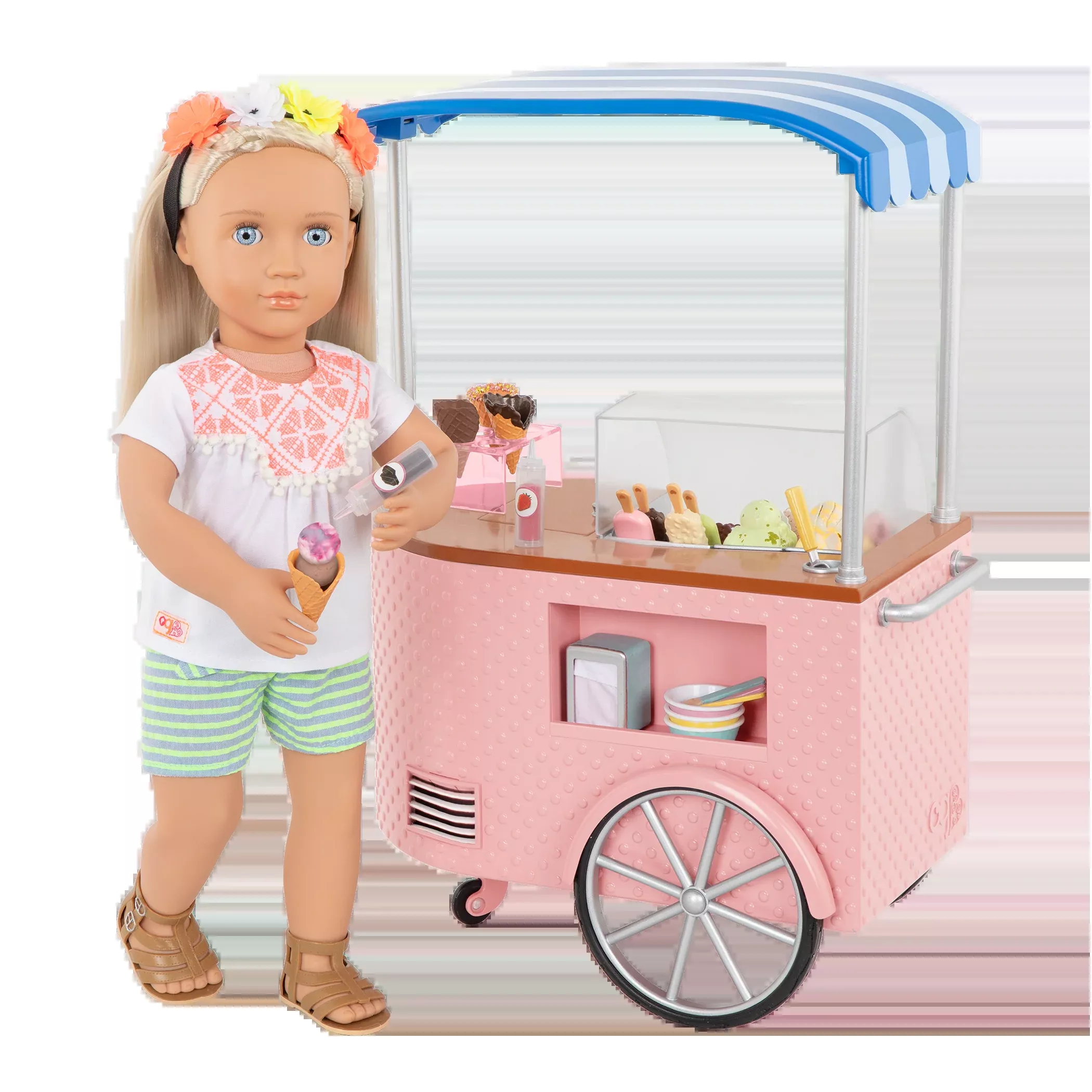 Our Generation – Two Scoops Ice Cream Cart
