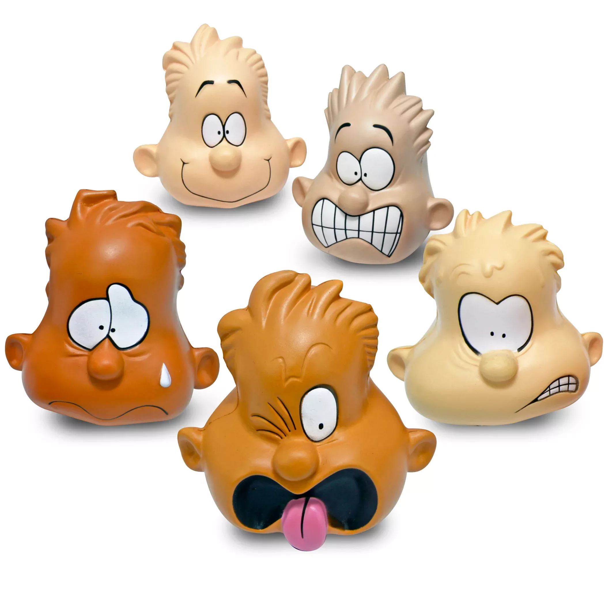 The Pencil Grip Feeling Heads, Multicultural - Emotion Expression Stress Balls