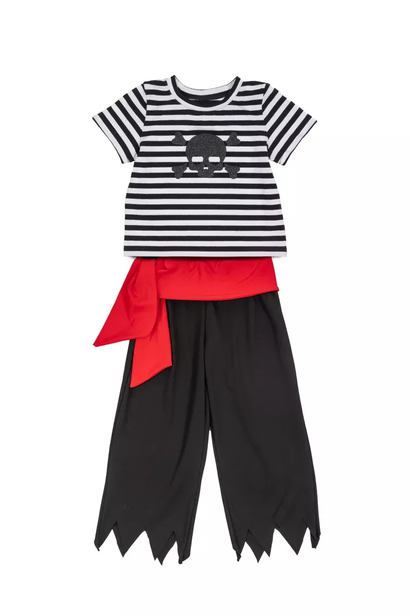 Pirate Mate Jacket with Pant & Sash (Size 3-4)