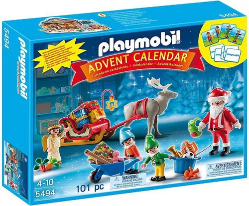 Playmobil Advent Calendar Santa's Workshop Set #5494