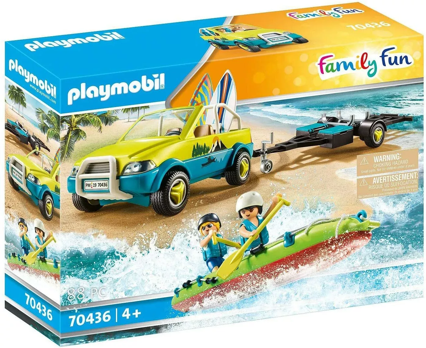 Playmobil - Beach Car With Canoe (70436)