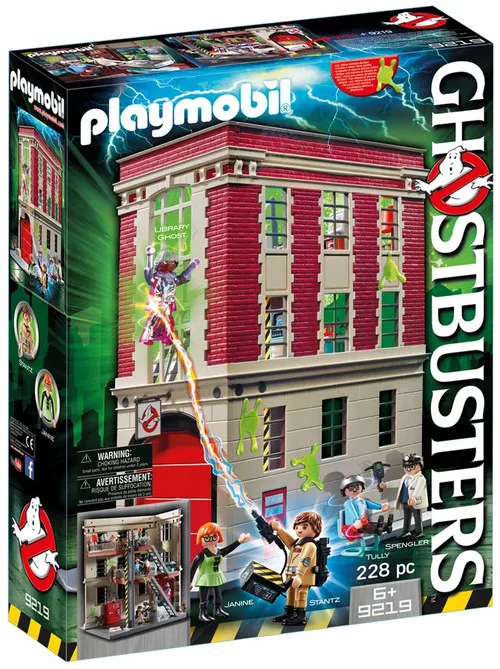 Playmobil Ghostbusters Firehouse Set #9219
