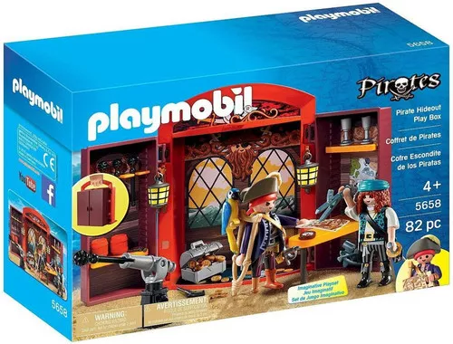 Playmobil Pirates Pirate Hideout Play Box Set #5658